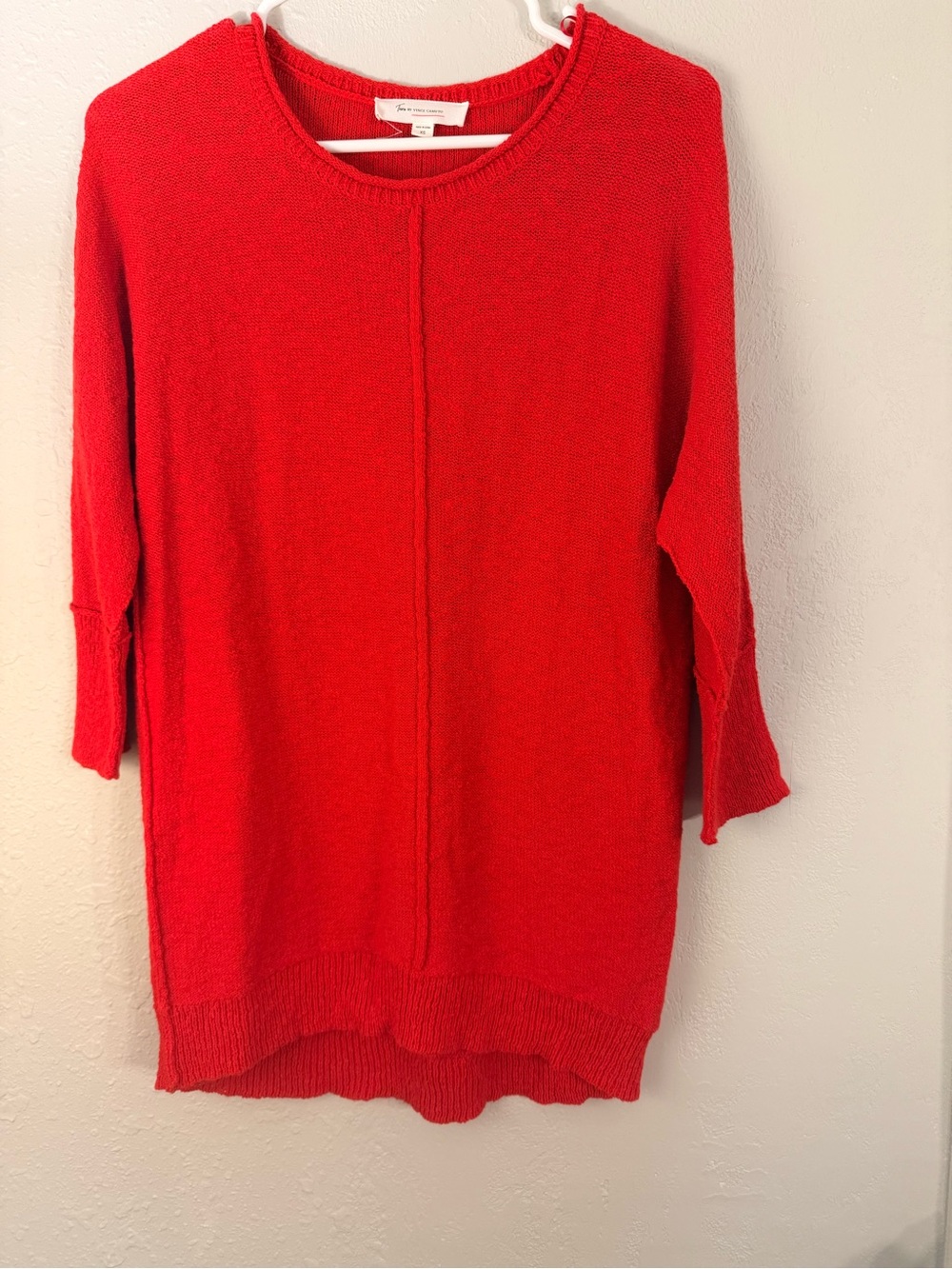 Turo by Vince Camuto Women’s Red Knit Pullover Sweater